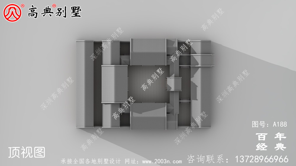 新中式別墅圖紙及效果圖_農村別墅設計