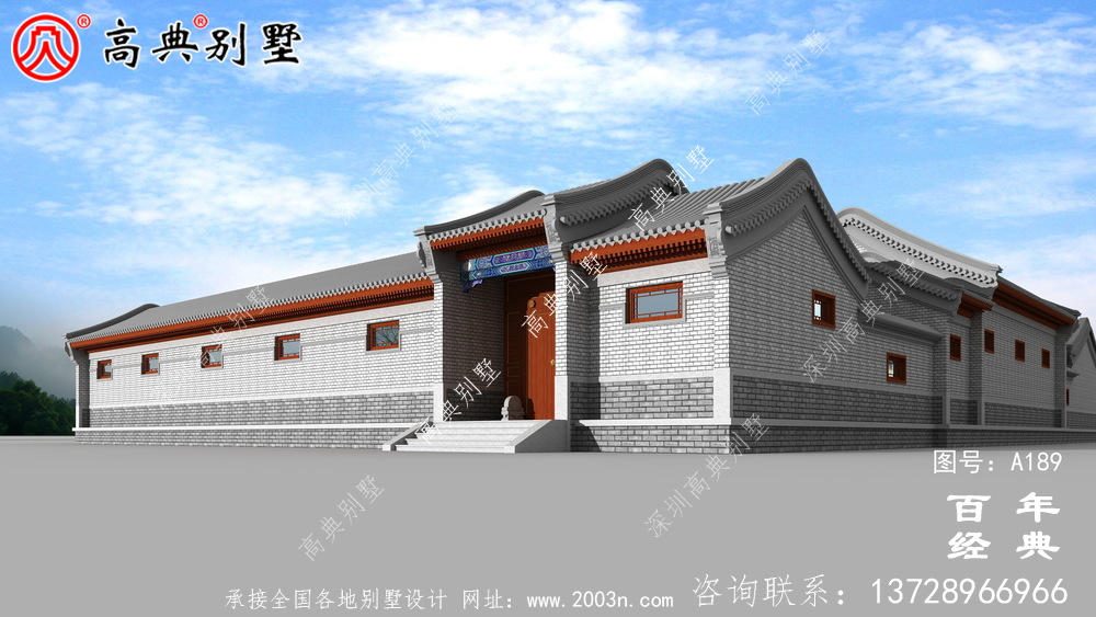 大氣中華風別墅效果圖與施工圖_ 別墅設計圖