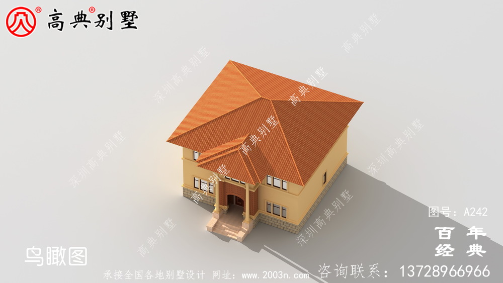 新農村實用二層小別墅設計圖紙_農村房屋設計圖紙