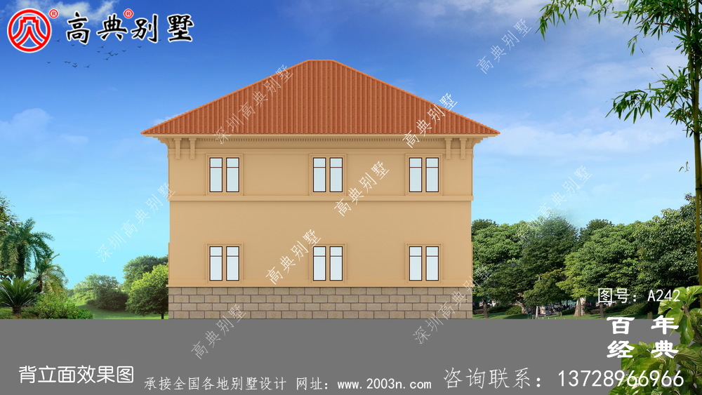 新農村實用二層小別墅設計圖紙_農村房屋設計圖紙