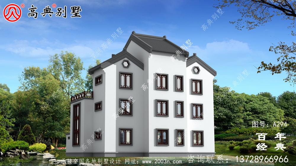 美麗的三層別墅圖紙效果圖施工圖_ 三層別墅設(shè)計(jì)圖紙