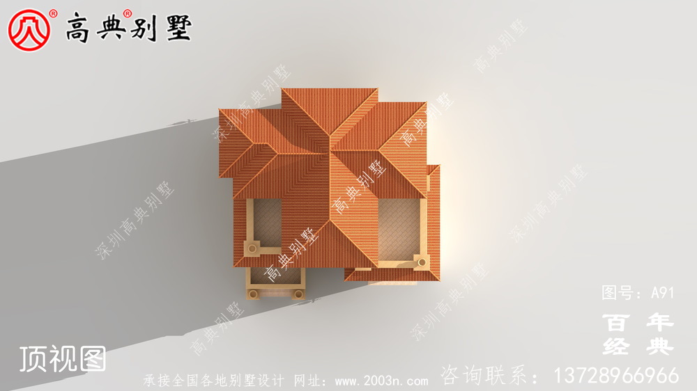 好看的三層帶陽臺鄉村小別墅設計圖紙 三層別墅設計