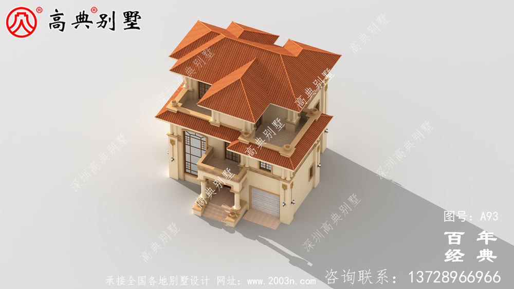 好看的鄉(xiāng)村三層小別墅設(shè)計(jì)圖紙及設(shè)計(jì)效果圖 農(nóng)村自建別墅設(shè)計(jì)圖