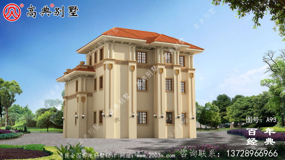 好看的鄉(xiāng)村三層小別墅設(shè)計(jì)圖紙及設(shè)計(jì)效果圖 農(nóng)村自建別墅設(shè)計(jì)圖
