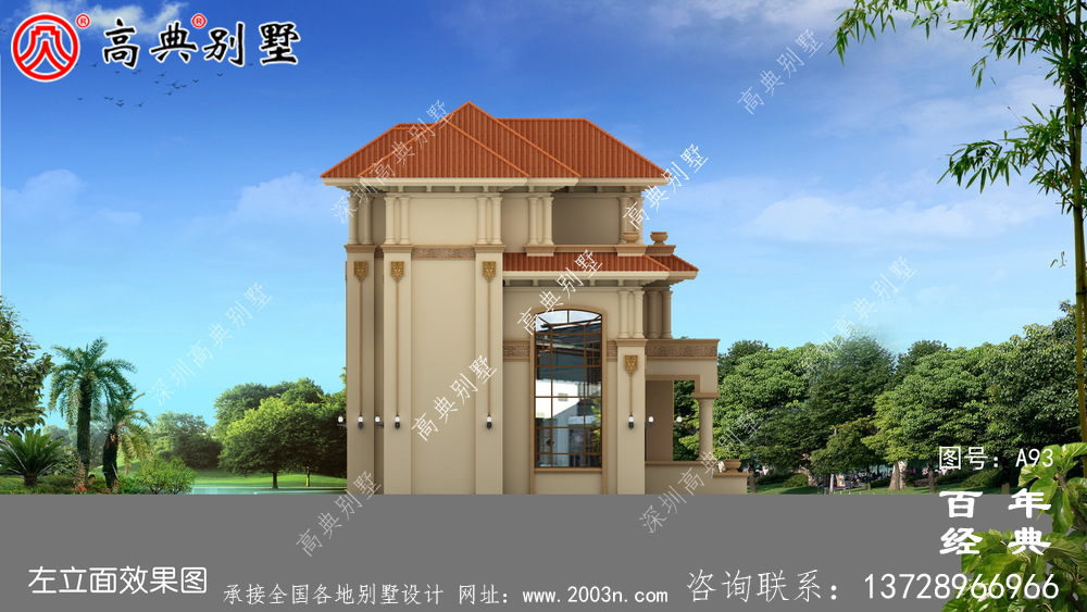 好看的鄉(xiāng)村三層小別墅設(shè)計(jì)圖紙及設(shè)計(jì)效果圖 農(nóng)村自建別墅設(shè)計(jì)圖