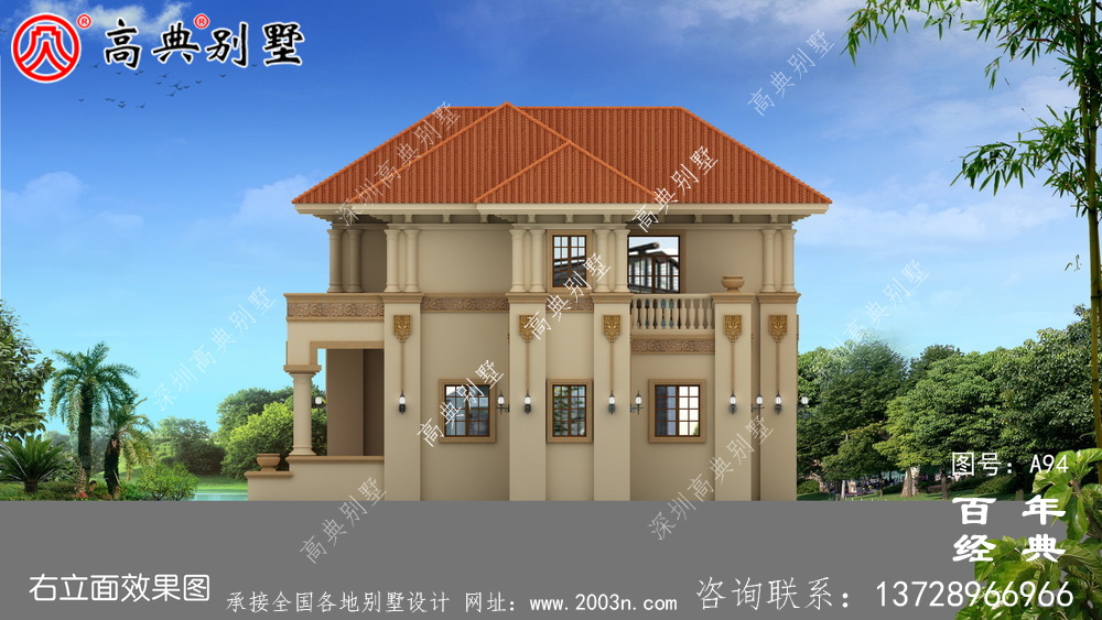 新農村二層自建房別墅設計圖紙 農村別墅圖紙