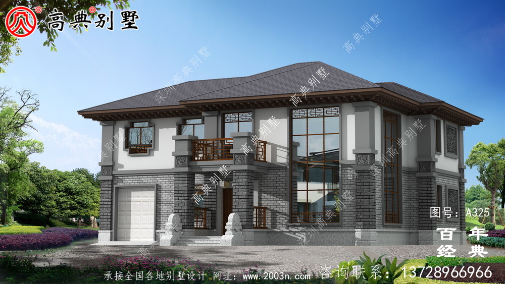 新農村建設帶車庫二層小別墅設計圖紙_別墅設計圖紙,農村房屋設計圖 新農村建設帶車庫二層小別墅設計圖紙_別墅設計圖紙,農村房屋設計圖
