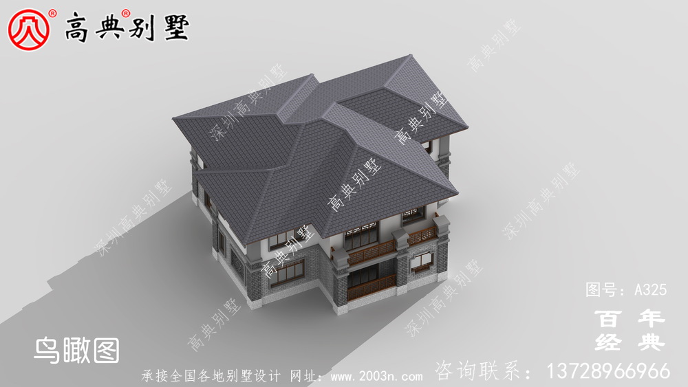 新農村建設帶車庫二層小別墅設計圖紙_別墅設計圖紙,農村房屋設計圖