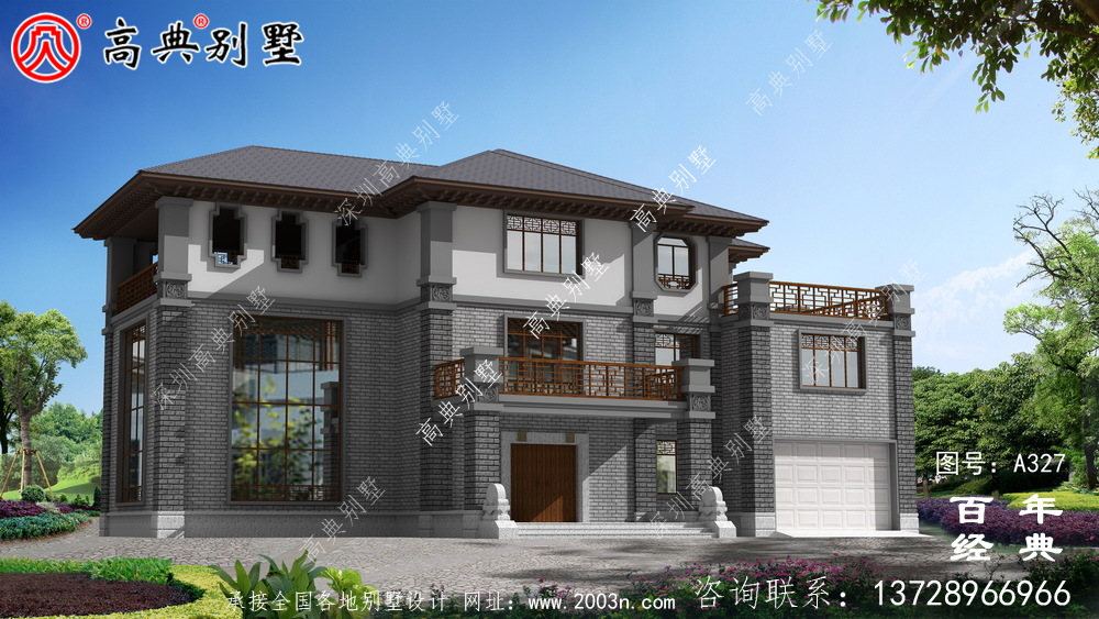 農(nóng)村實用二樓帶車庫自建房屋設計圖紙_別墅設計圖紙、農(nóng)村房屋設計圖紙