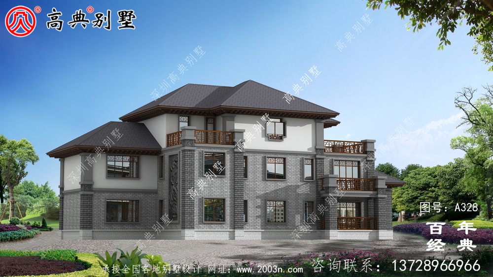 經(jīng)典三層帶車庫自建房設(shè)計(jì)圖紙_別墅設(shè)計(jì)圖紙,農(nóng)村房屋設(shè)計(jì)圖