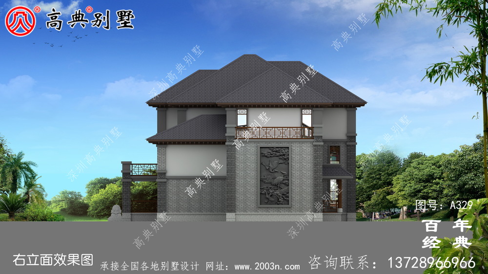 鄉(xiāng)村三層帶露臺建造房屋設(shè)計圖_別墅施工圖,農(nóng)村房屋設(shè)計圖