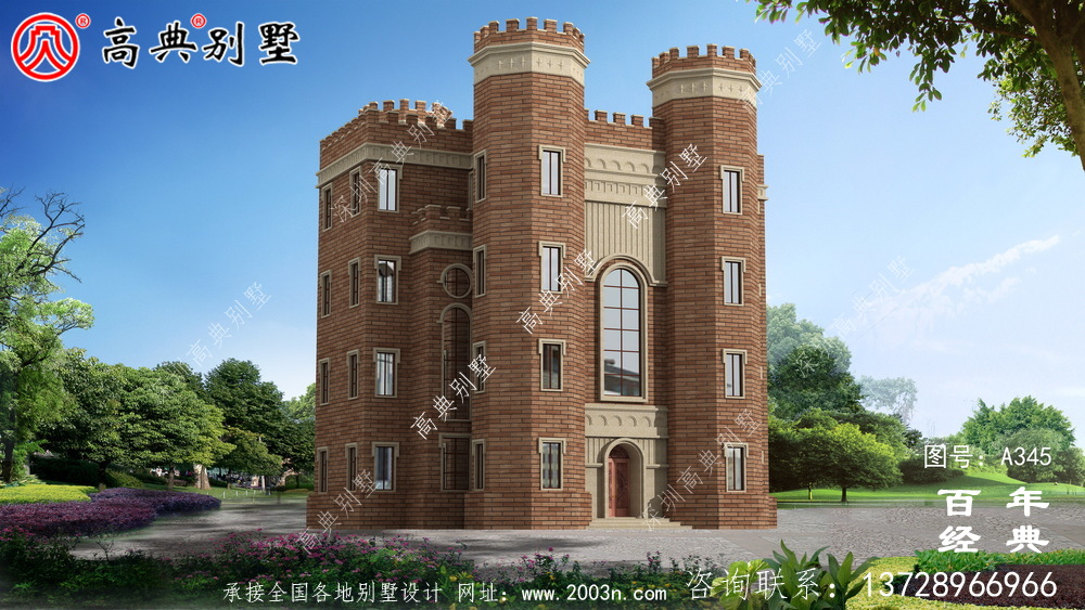 漂亮豪華的五層西式城堡別墅設計圖及施工圖紙 房屋設計圖 漂亮豪華的五層西式城堡別墅設計圖及施工圖紙 房屋設計圖