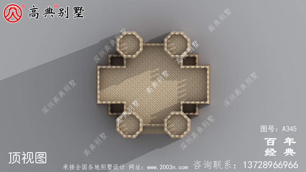 漂亮豪華的五層西式城堡別墅設計圖及施工圖紙 房屋設計圖