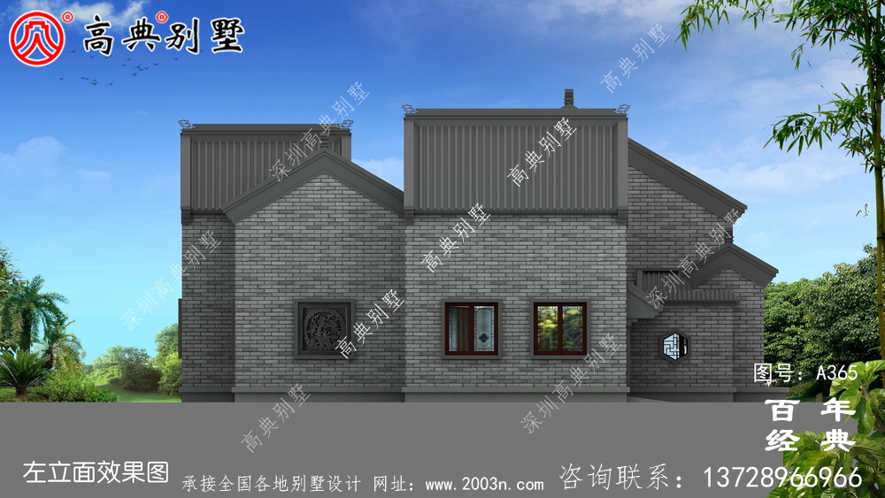 實(shí)用的單層帶車庫(kù)別墅設(shè)計(jì)圖紙及效果圖_別墅設(shè)計(jì)圖紙,農(nóng)村房屋設(shè)計(jì)圖