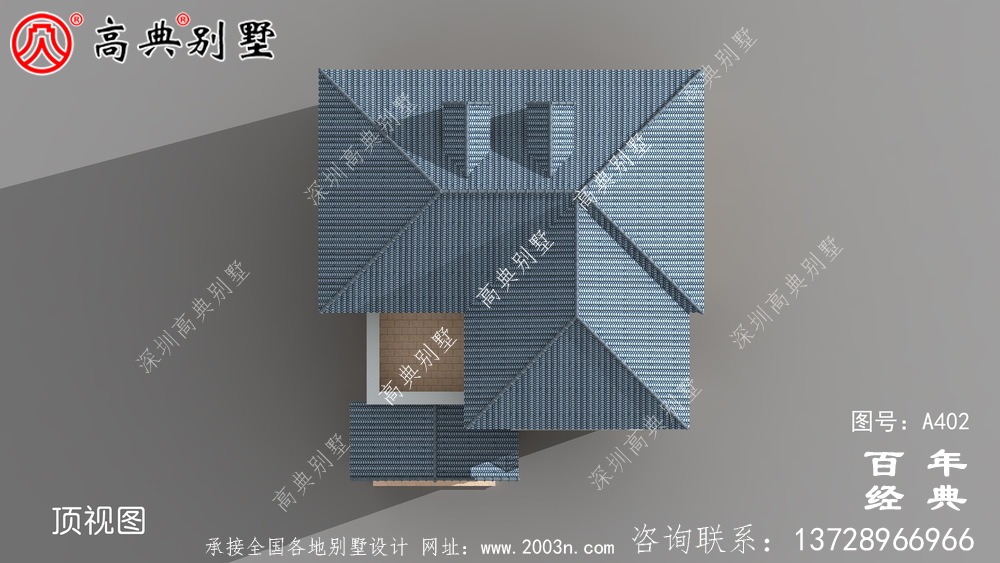 全套新農村別墅三樓設計圖紙_別墅設計圖紙、農村住宅設計圖紙