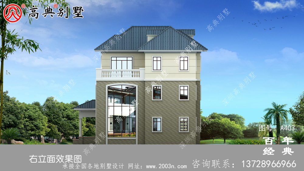 三層別墅設計圖紙及效果圖_別墅設計圖紙,農村房屋設計圖