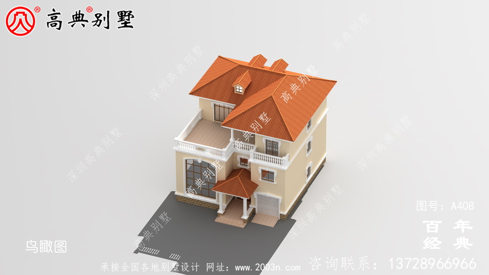 農(nóng)村三層實(shí)用帶露臺(tái)車庫住宅設(shè)計(jì)圖紙及效果圖_別墅設(shè)計(jì)圖紙、農(nóng)村住宅設(shè)計(jì)圖紙