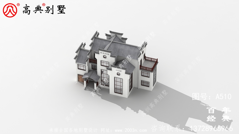 新農村三層徽派式住宅圖紙_別墅設計圖紙,新農村別墅,農村自建房設計 新農村三層徽派式住宅圖紙_別墅設計圖紙,新農村別墅,農村自建房設計