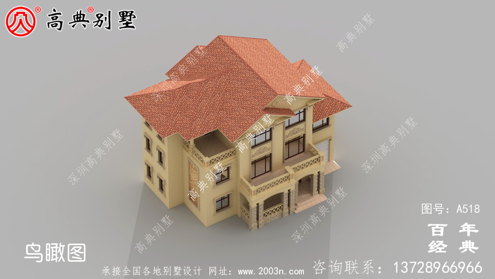 新農村三層住宅推薦方案_別墅設計圖紙,農村房屋設計圖,農村自建房設計