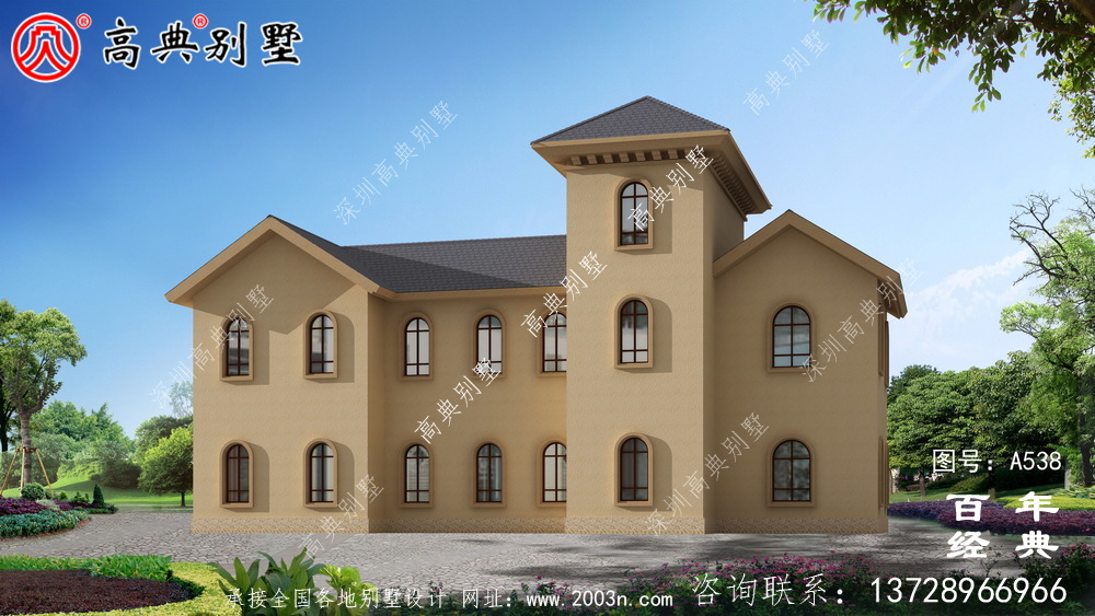 豪華漂亮的別墅設計圖紙全套_別墅設計圖紙,新農村別墅,農村自建房設計