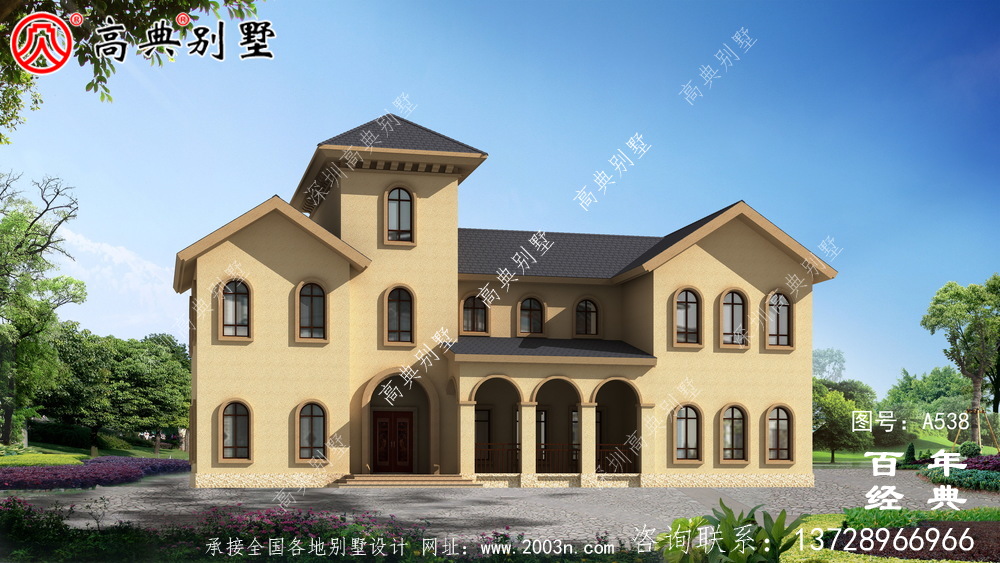 豪華漂亮的別墅設計圖紙全套_別墅設計圖紙,新農村別墅,農村自建房設計