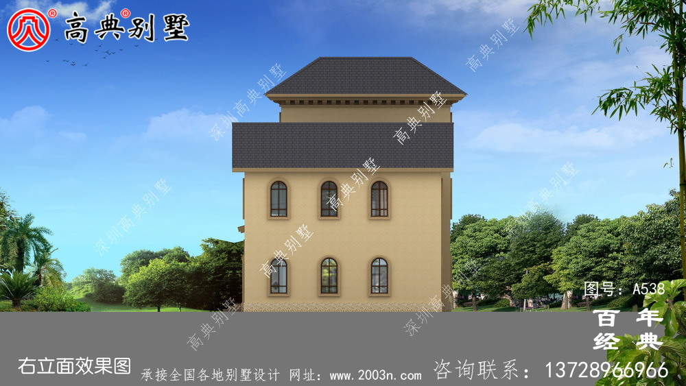豪華漂亮的別墅設計圖紙全套_別墅設計圖紙,新農村別墅,農村自建房設計