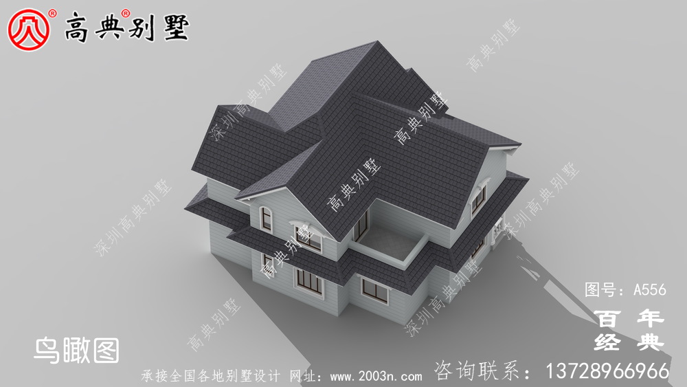 兩層別墅施工圖帶效果圖_別墅設(shè)計圖紙,新農(nóng)村別墅,農(nóng)村自建房設(shè)計