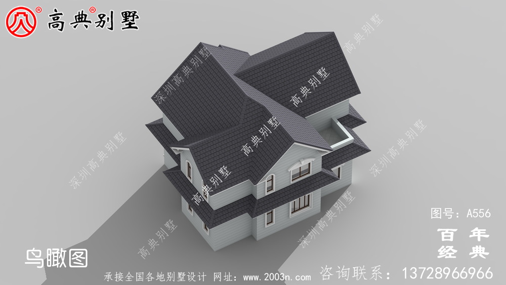 兩層別墅施工圖帶效果圖_別墅設(shè)計圖紙,新農(nóng)村別墅,農(nóng)村自建房設(shè)計