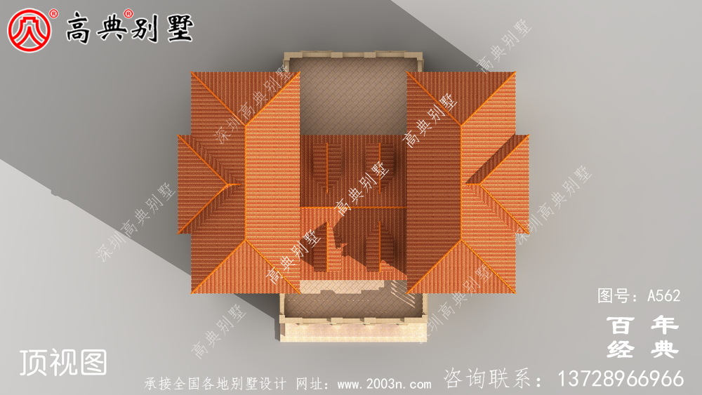 歐式三層新農村住宅設計圖紙_別墅設計圖紙,新農村別墅,農村自建房設計