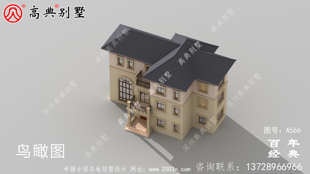 三層歐式豪華別墅設計全套圖紙_別墅設計圖紙,新農村別墅,農村自建房設計