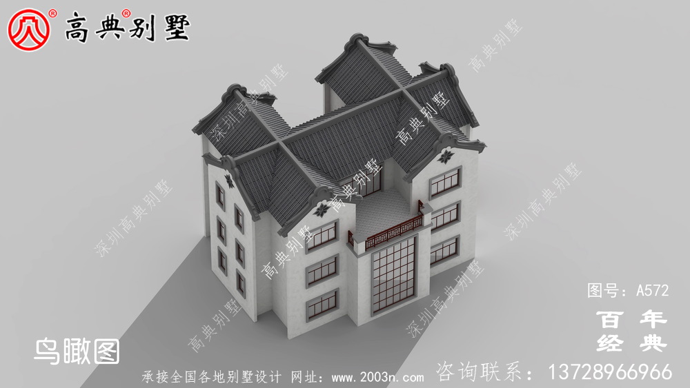 美麗的三層帶車庫(kù)別墅圖紙_別墅設(shè)計(jì)圖紙,新農(nóng)村別墅,農(nóng)村自建設(shè)計(jì)