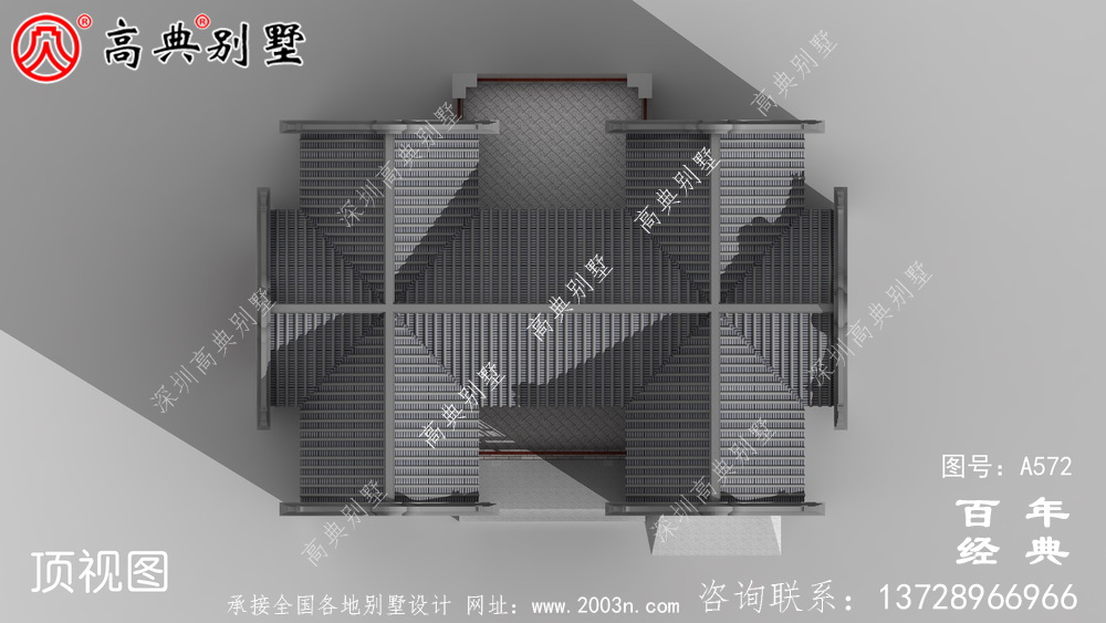 美麗的三層帶車庫(kù)別墅圖紙_別墅設(shè)計(jì)圖紙,新農(nóng)村別墅,農(nóng)村自建設(shè)計(jì)