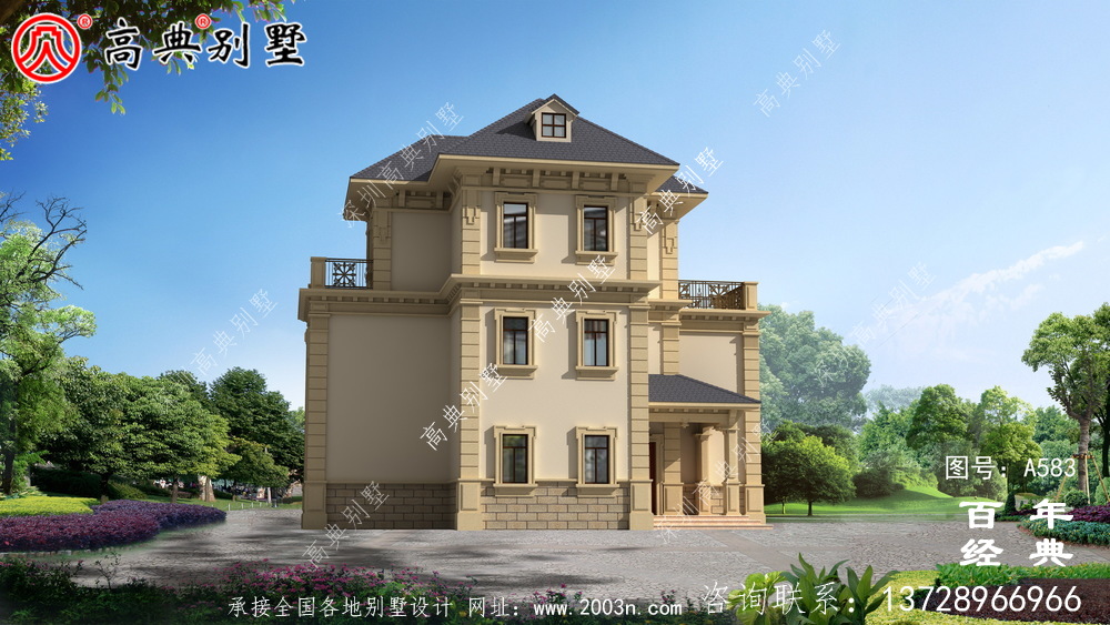 三層農(nóng)村現(xiàn)代別墅_別墅設(shè)計圖紙,新農(nóng)村別墅,農(nóng)村自建房設(shè)計