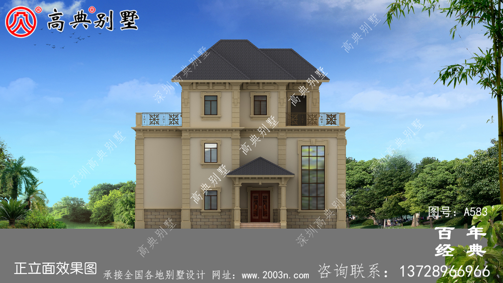 三層農(nóng)村現(xiàn)代別墅_別墅設(shè)計圖紙,新農(nóng)村別墅,農(nóng)村自建房設(shè)計