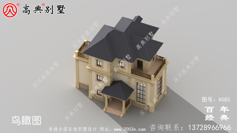 三層農(nóng)村現(xiàn)代別墅_別墅設(shè)計圖紙,新農(nóng)村別墅,農(nóng)村自建房設(shè)計