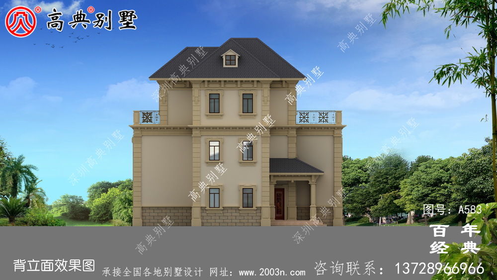 三層農(nóng)村現(xiàn)代別墅_別墅設(shè)計圖紙,新農(nóng)村別墅,農(nóng)村自建房設(shè)計
