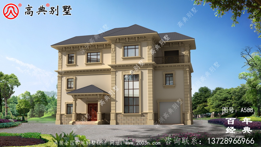 三層框架結構別墅設計圖紙_別墅設計圖紙,新農村別墅,農村自建設計
