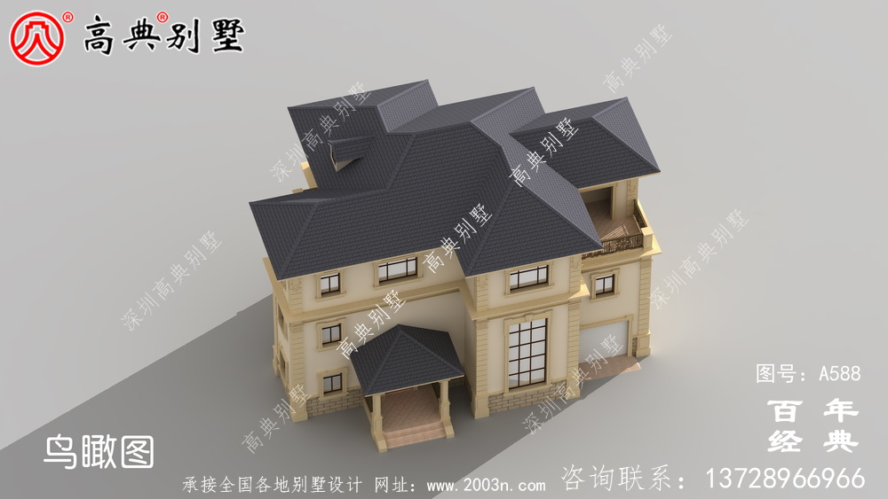 三層框架結構別墅設計圖紙_別墅設計圖紙,新農村別墅,農村自建設計