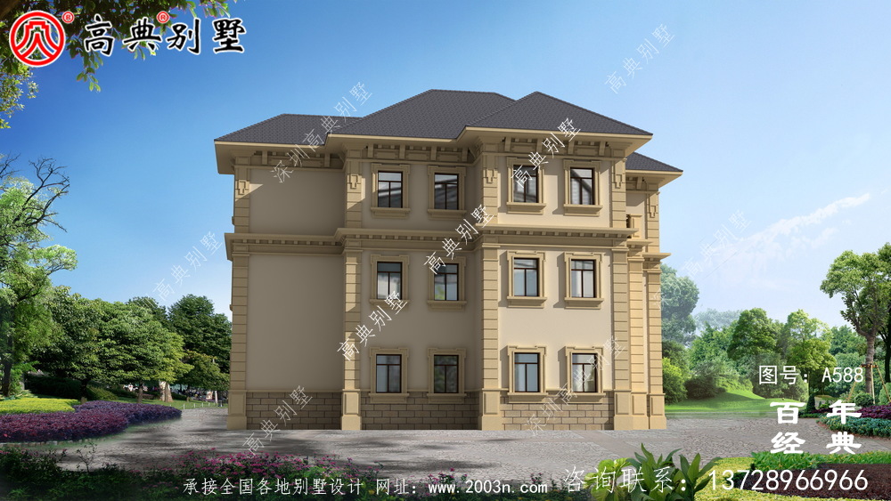 三層框架結構別墅設計圖紙_別墅設計圖紙,新農村別墅,農村自建設計