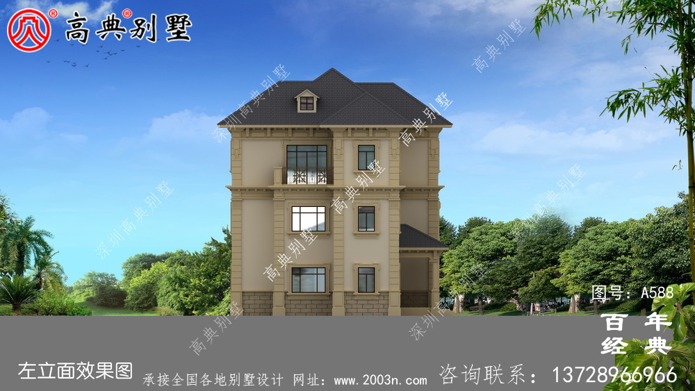 三層框架結構別墅設計圖紙_別墅設計圖紙,新農村別墅,農村自建設計