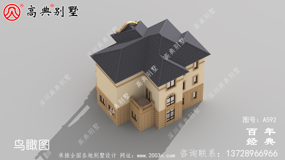 三層帶車(chē)庫(kù)別墅設(shè)計(jì)效果圖及施工圖_別墅設(shè)計(jì)圖紙,新農(nóng)村別墅,農(nóng)村自建房設(shè)計(jì)