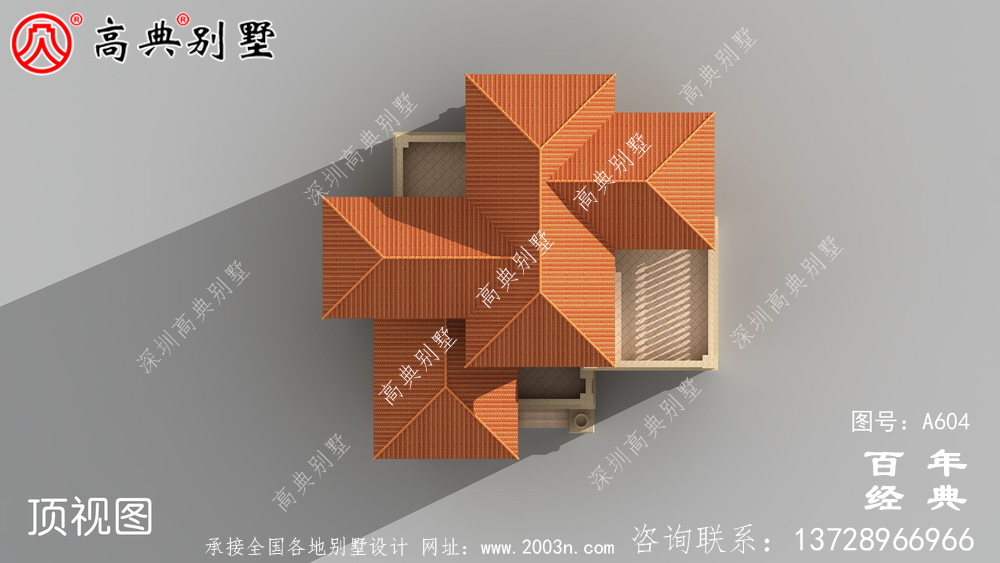 三層帶露臺小別墅施工圖_別墅設計圖紙,新農村別墅,農村自建房設計