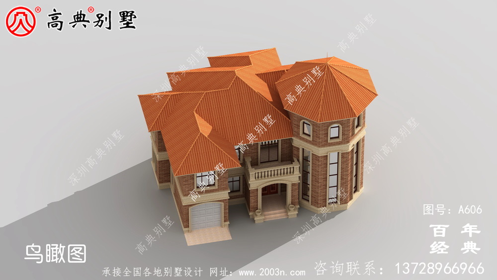 兩層歐式別墅_別墅設計圖紙,新農村別墅,農村自建房設計