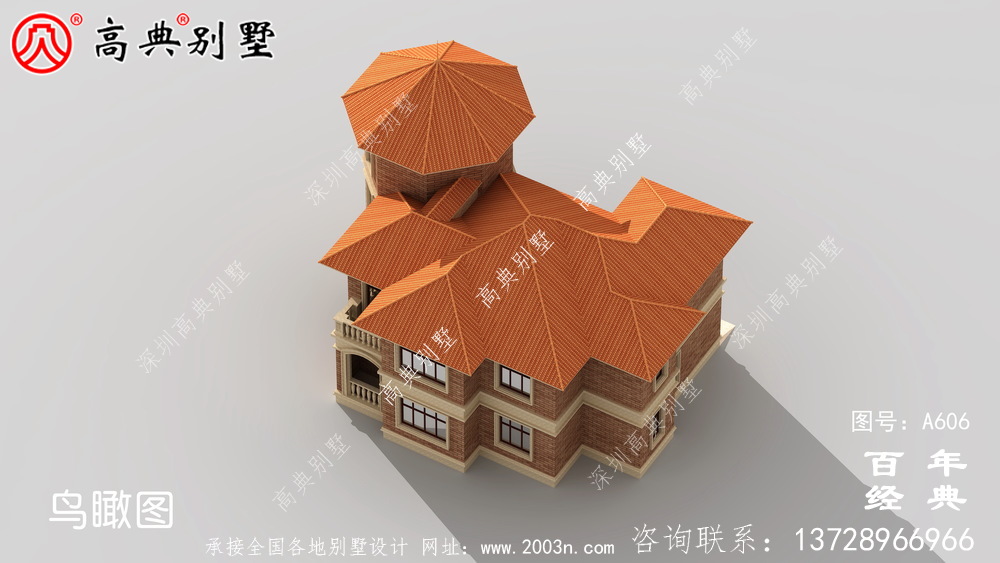兩層歐式別墅_別墅設計圖紙,新農村別墅,農村自建房設計