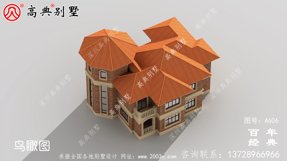 兩層歐式別墅_別墅設計圖紙,新農村別墅,農村自建房設計