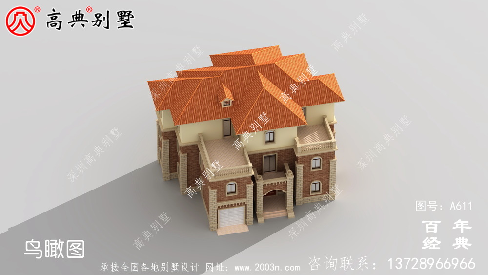 精致的三層帶車庫歐式別墅_別墅設(shè)計圖紙,新農(nóng)村別墅,農(nóng)村自建房設(shè)計