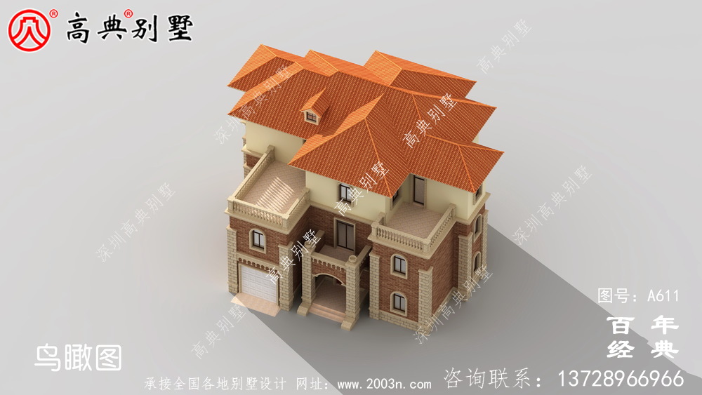 精致的三層帶車庫歐式別墅_別墅設(shè)計圖紙,新農(nóng)村別墅,農(nóng)村自建房設(shè)計
