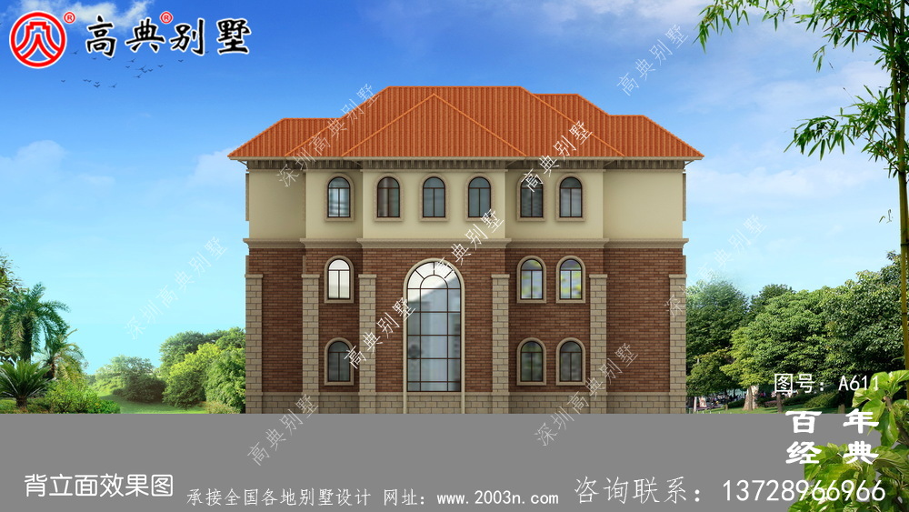 精致的三層帶車庫歐式別墅_別墅設(shè)計圖紙,新農(nóng)村別墅,農(nóng)村自建房設(shè)計