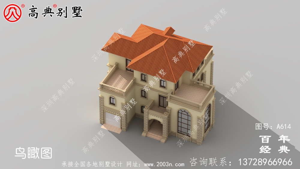 三層鄉村別墅圖紙_別墅設計圖紙,新農村別墅,農村自建房設計