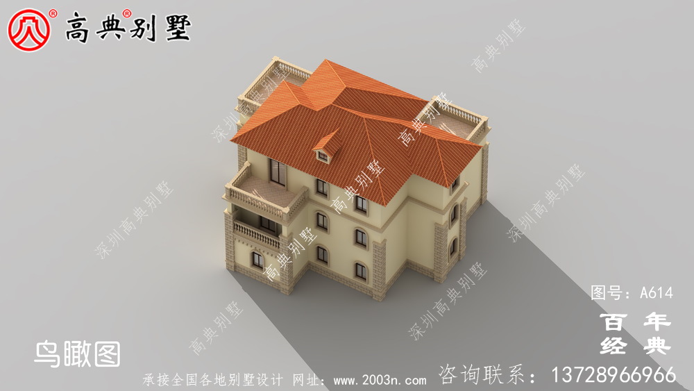 三層鄉村別墅圖紙_別墅設計圖紙,新農村別墅,農村自建房設計